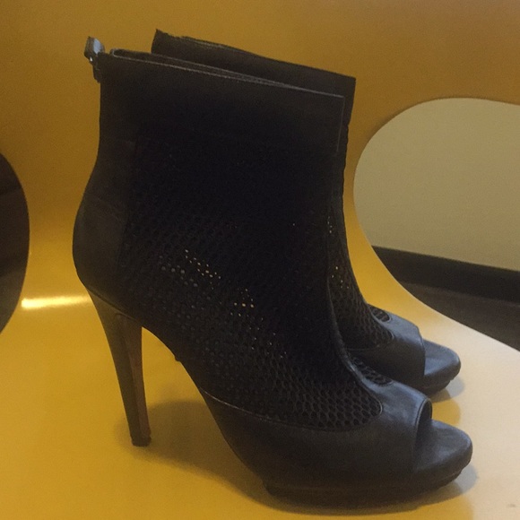 BCBG leather and mesh bootie - Picture 2 of 3